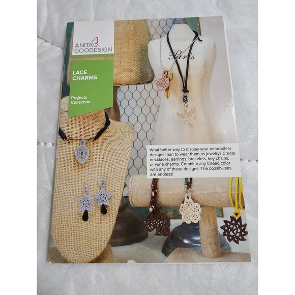 Anita Goodesign Lace Charms Embroidery Designs CD Projects Collection - Picture 1 of 5